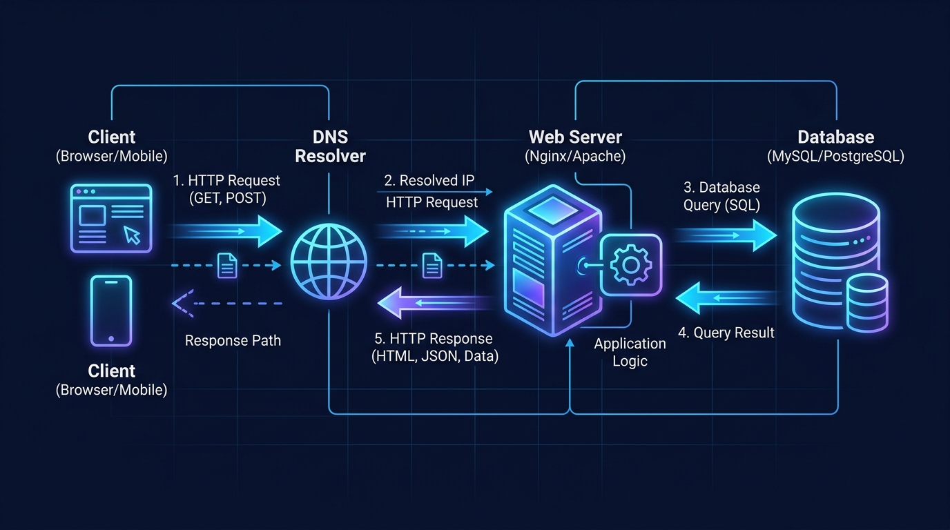 Client-Server Request-Response Flow